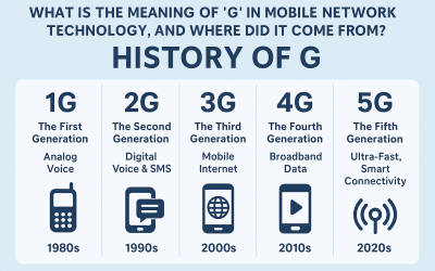 What Does “G” Mean in Mobile Network Technology? History of 1G to 5G