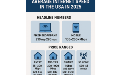 What is The Average Internet Speed in The USA in 2025?