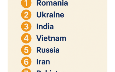 Which are The Top 10 cheapest Internet Countries in 2025?