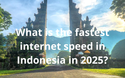 Which is the fastest internet speed in Indonesia in 2025?