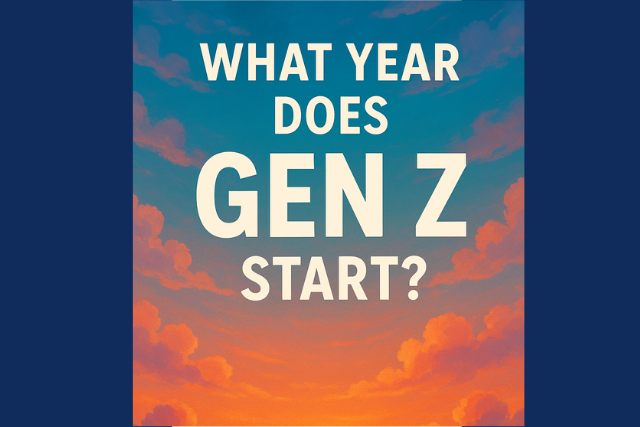 When does Gen Z start?