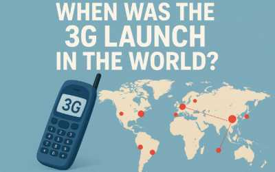 When Was the 3G Launch in the World?