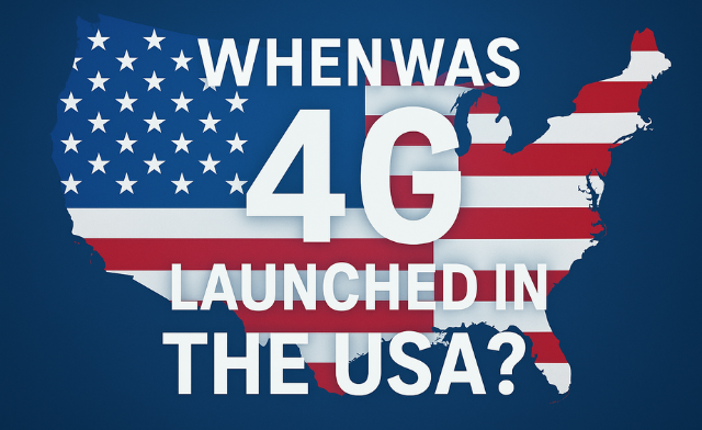When was 4G Launched in The USA?