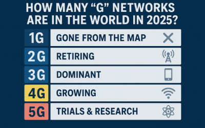 How many “G” Networks are in the world in 2025?