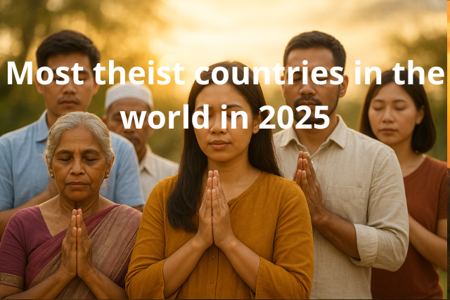 Most Theist Countries in the World in 2025