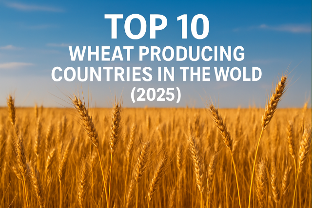Top 10 Wheat-Producing Countries in The World in 2025