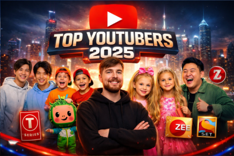 Top 10 YouTube Channels in 2025 - The Viral News