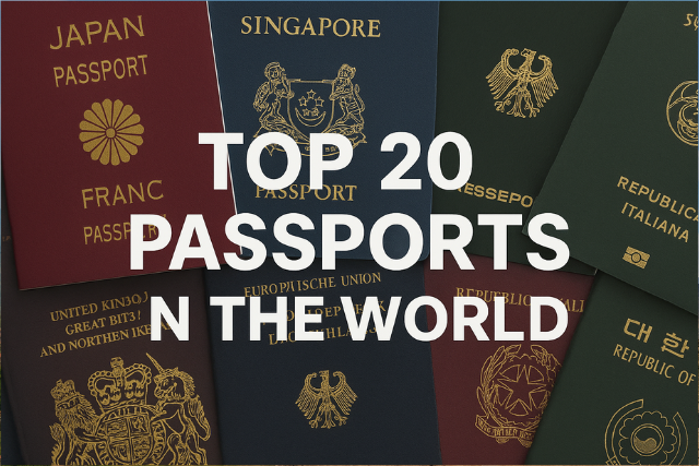 Top 20 passports in The World 2025