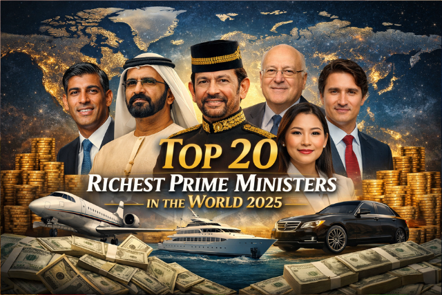 Which are The Top 20 Richest Prime Ministers in the World in 2025?