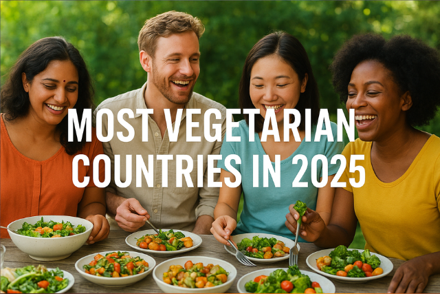 Which Countries are the Most Vegetarian in The World in 2025?