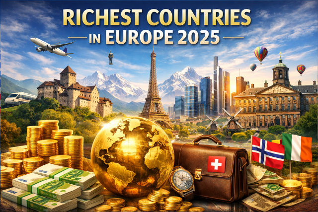 Which are The Richest Countries of Europe in 2025?