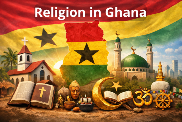 Which Religion is in Ghana in 2025?