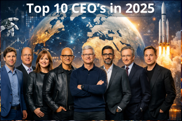 Which are The Top 10 CEO’s in the World in 2025?