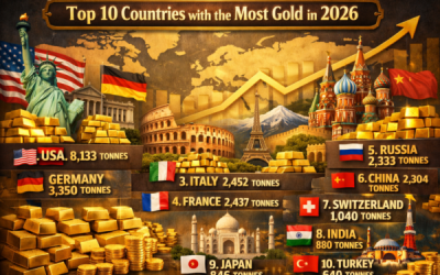 Top 10 Countries With the Most Gold in the World in 2026