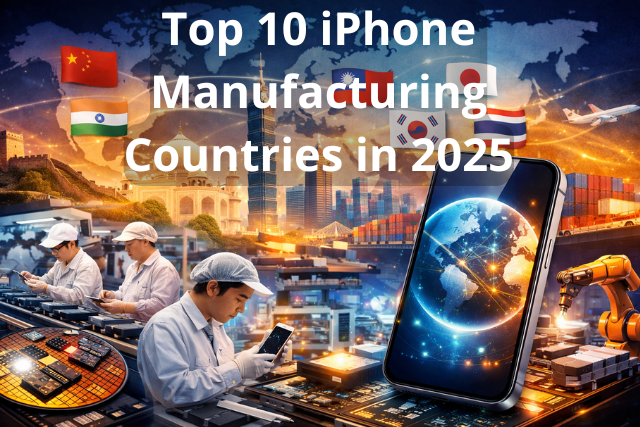 Which are the Top 10 iPhone Manufacturing Countries in the World in 2025?