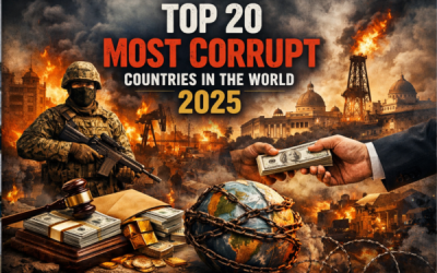 Which are The Top 20 Most Corrupt Countries in the World in 2025?