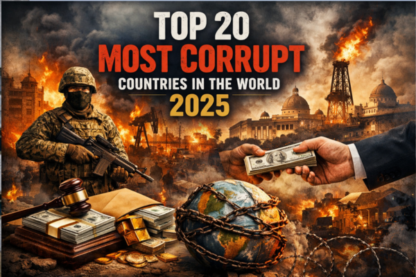 Which are The Top 20 Most Corrupt Countries in the World in 2025?