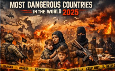 Which are The Top 20 Most Dangerous Countries in the World in 2025?
