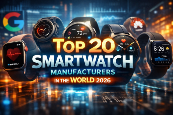 Top 20 Smartwatch Manufacturers in the World in 2026