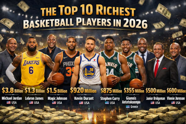 Top 10 Richest Male Basketball Players in 2026