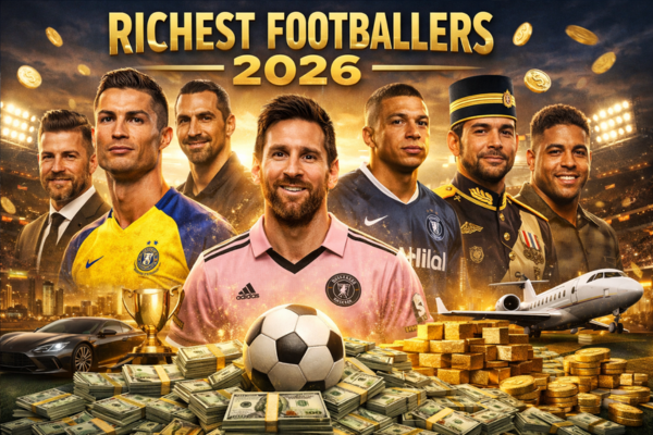 Top 10 Richest Male Football Players in 2026