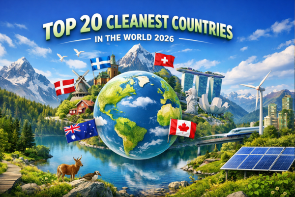 Which are the Top 20 Cleanest Countries in the World in 2026?