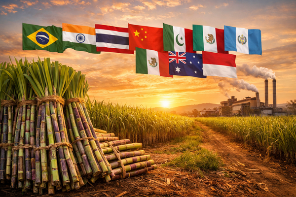 Which are the Top 10 Sugarcane-Producing Countries in the World in 2025?