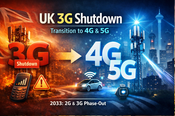 Why and When the UK Shut Down 3G Networks?