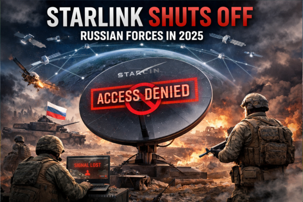 Starlink shut down access for Russian forces
