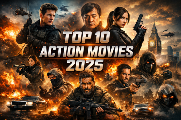 Which are the Top 10 Action movies of 2025?