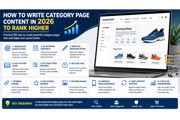 How to write Category Page Content in 2026 for an Online Shop to Rank Higher